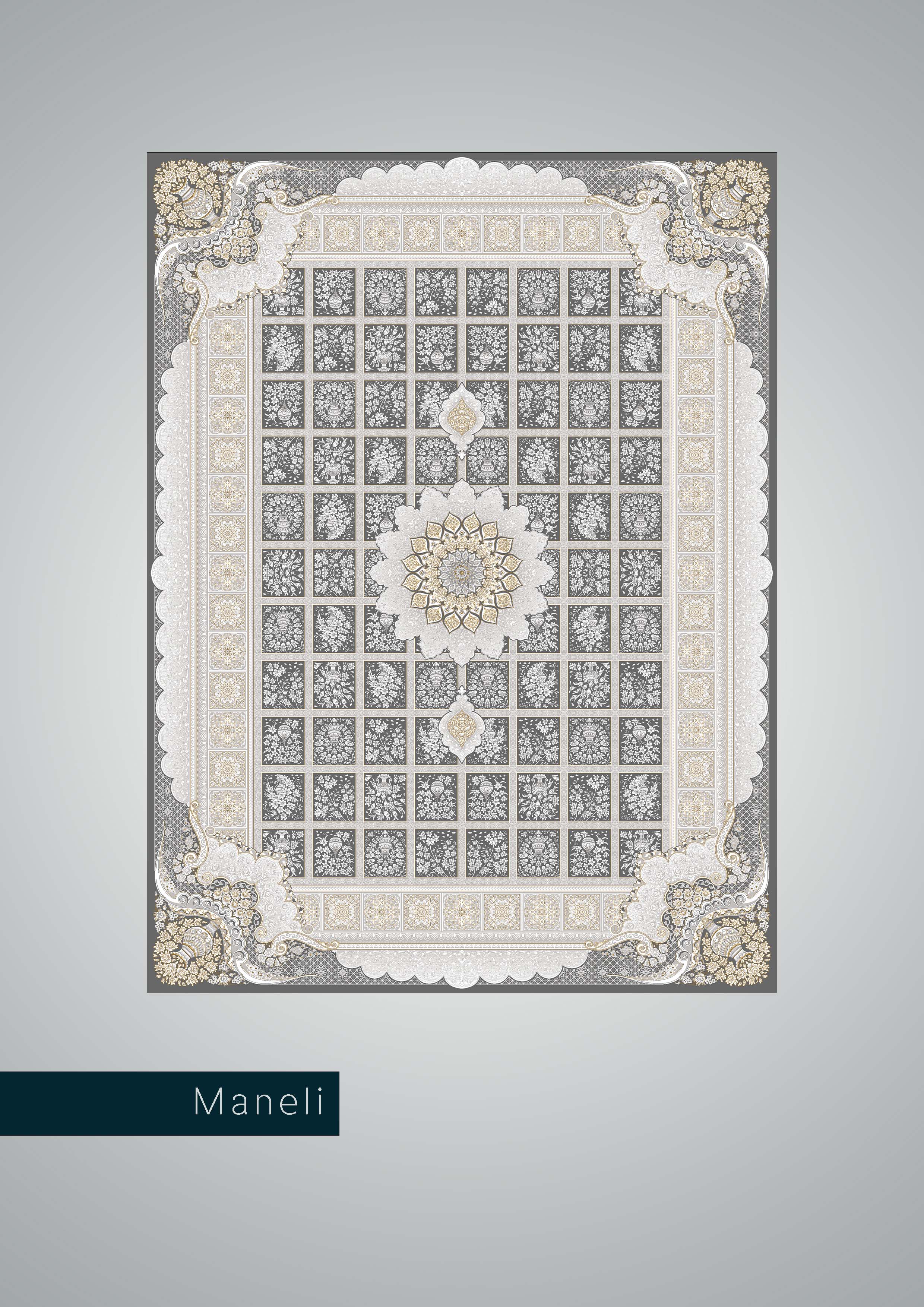 فرش 700 شانه طرح مانلی